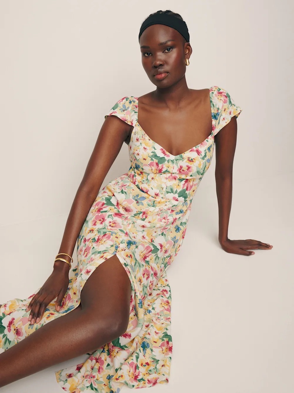 Reformation Baxley Dress Multi - Size 4